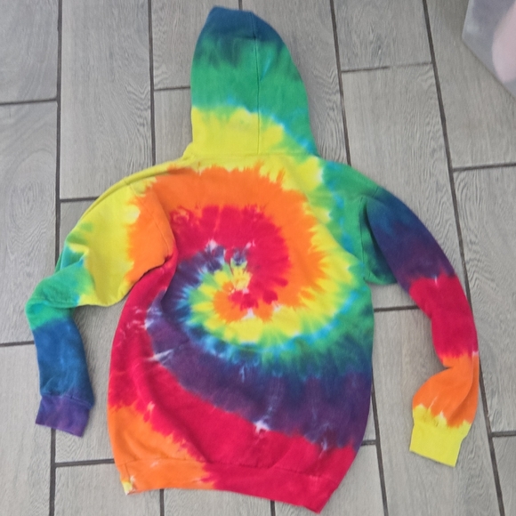 Port Authority Multicolor Tie-Dye Hoodie-Small s9 - Picture 8 of 10